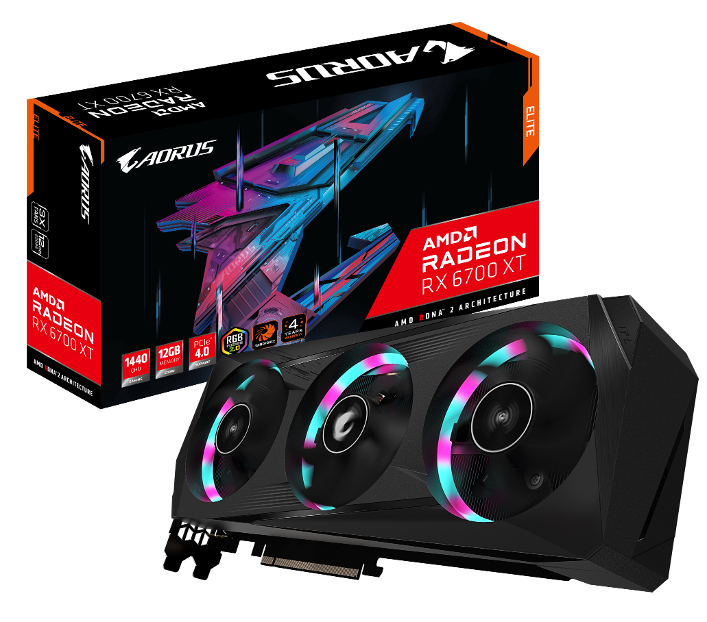 GIGABYTE AORUS RX 6700 XT ELITE 1 01682